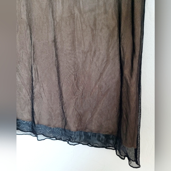 London Rose Women's Tulle Pull On Stretch Skirt Nude Lining Comfy Small - Picture 8 of 16